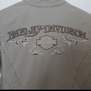 Harley Davidson Women's XL Canvas Jacket